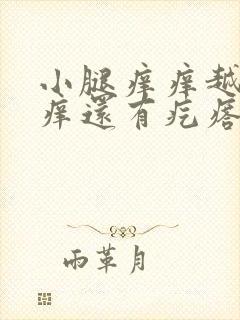 小腿痒痒越挠越痒还有疙瘩