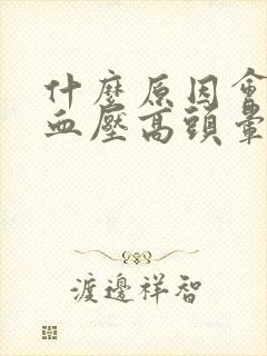 什么原因会引起血压高头晕封面