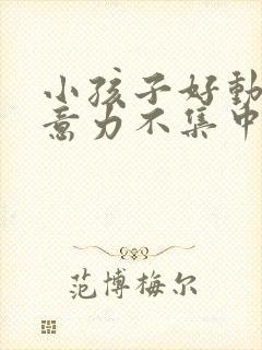 小孩子好动,注意力不集中