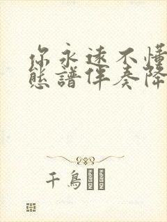 你永远不懂我动态谱伴奏降e调