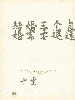 结婚三个月要离婚需要退还彩礼吗