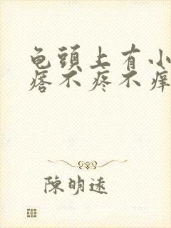 龟头上有小红疙瘩不疼不痒怎么回事