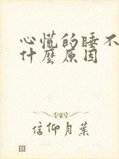 心慌的睡不着是什么原因