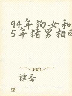 94年狗女和95年猪男相配婚姻如何