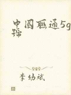 中国联通5g信号封面
