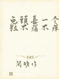 龟头长一个小肉粒不痛不痒