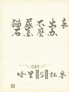 猫尿不出来尿结石怎么办封面