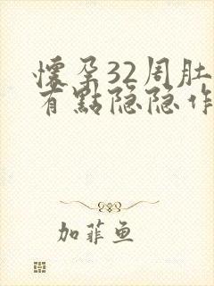 怀孕32周肚子有点隐隐作痛