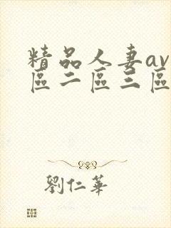 精品人妻av一区二区三区