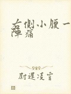 右侧小腹一阵一阵痛