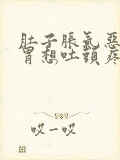 肚子胀气恶心反胃想吐头疼是怎么回事