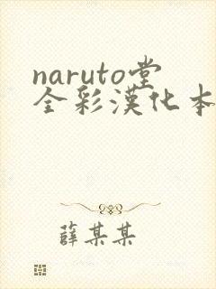 naruto堂全彩汉化本子封面