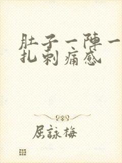 肚子一阵一阵针扎刺痛感