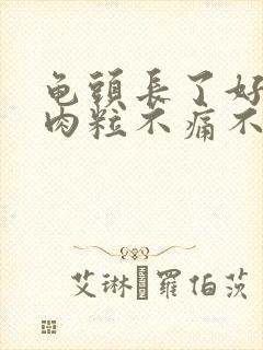 龟头长了好多小肉粒不痛不痒封面