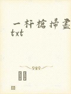 一杆枪扫尽全家txt