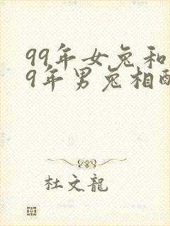 99年女兔和99年男兔相配婚姻如何