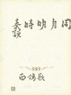 秦时明月同人小说封面