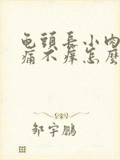 龟头长小肉粒不痛不痒怎么回事