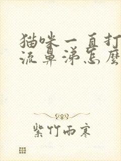 猫咪一直打喷嚏流鼻涕怎么治疗