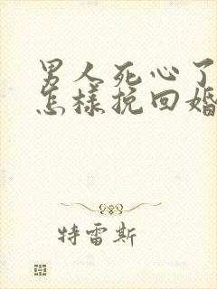 男人死心了女人怎样挽回婚姻封面