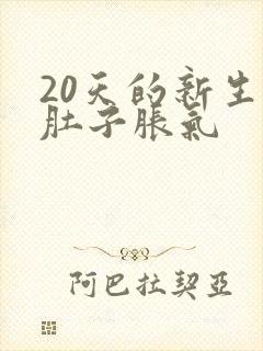 20天的新生儿肚子胀气