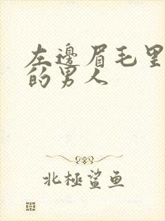 左边眉毛里有痣的男人封面