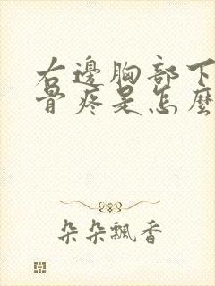 右边胸部下面肋骨疼是怎么回事女性封面