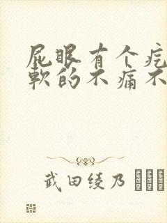 屁眼有个疙瘩软软的不痛不痒