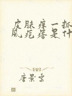 皮肤痒一抓就起风疙瘩是什么原因