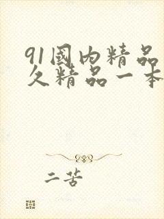 91国内精品久久精品一本