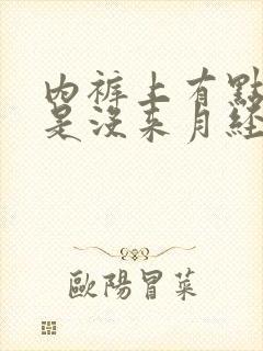 内裤上有点血但是没来月经