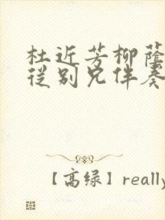 杜近芳柳荫记自从别兄伴奏