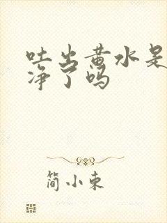 吐出黄水是吐干净了吗