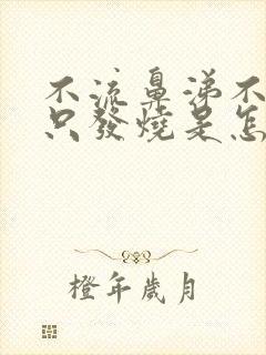 不流鼻涕不咳嗽只发烧是怎么回事