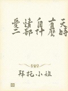 爱情自有天意第二部什么时候上映