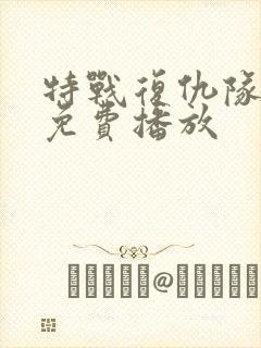 特战复仇队电影免费播放