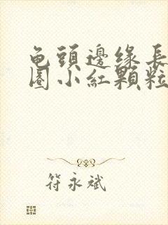 龟头边缘长了一圈小红颗粒