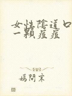 女性阴道口长了一颗痘痘封面