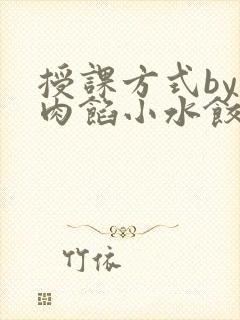 授课方式by 肉馅小水饺