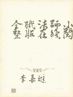 全职法师小说完整版在线阅读