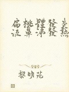 扁桃体发炎鼻塞流鼻涕发热