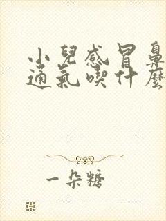 小儿感冒鼻子不通气吃什么药效果好