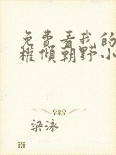 免费看我的夫君权倾朝野小说