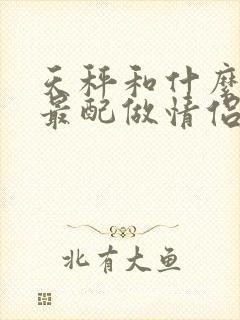 天秤和什么星座最配做情侣