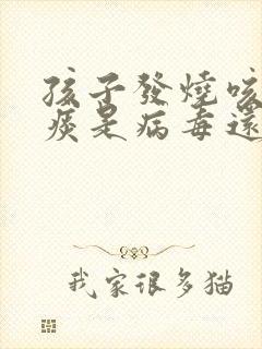 孩子发烧咳嗽有痰是病毒还是细菌