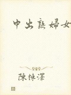 中出熟妇女人妻