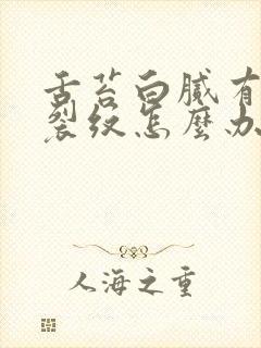 舌苔白腻有齿痕裂纹怎么办