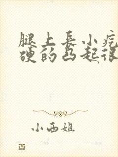 腿上长小疙瘩硬硬的凸起很痒