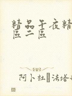 精品午夜精品一区二区
