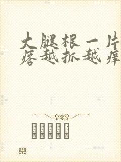 大腿根一片小疙瘩越抓越痒封面